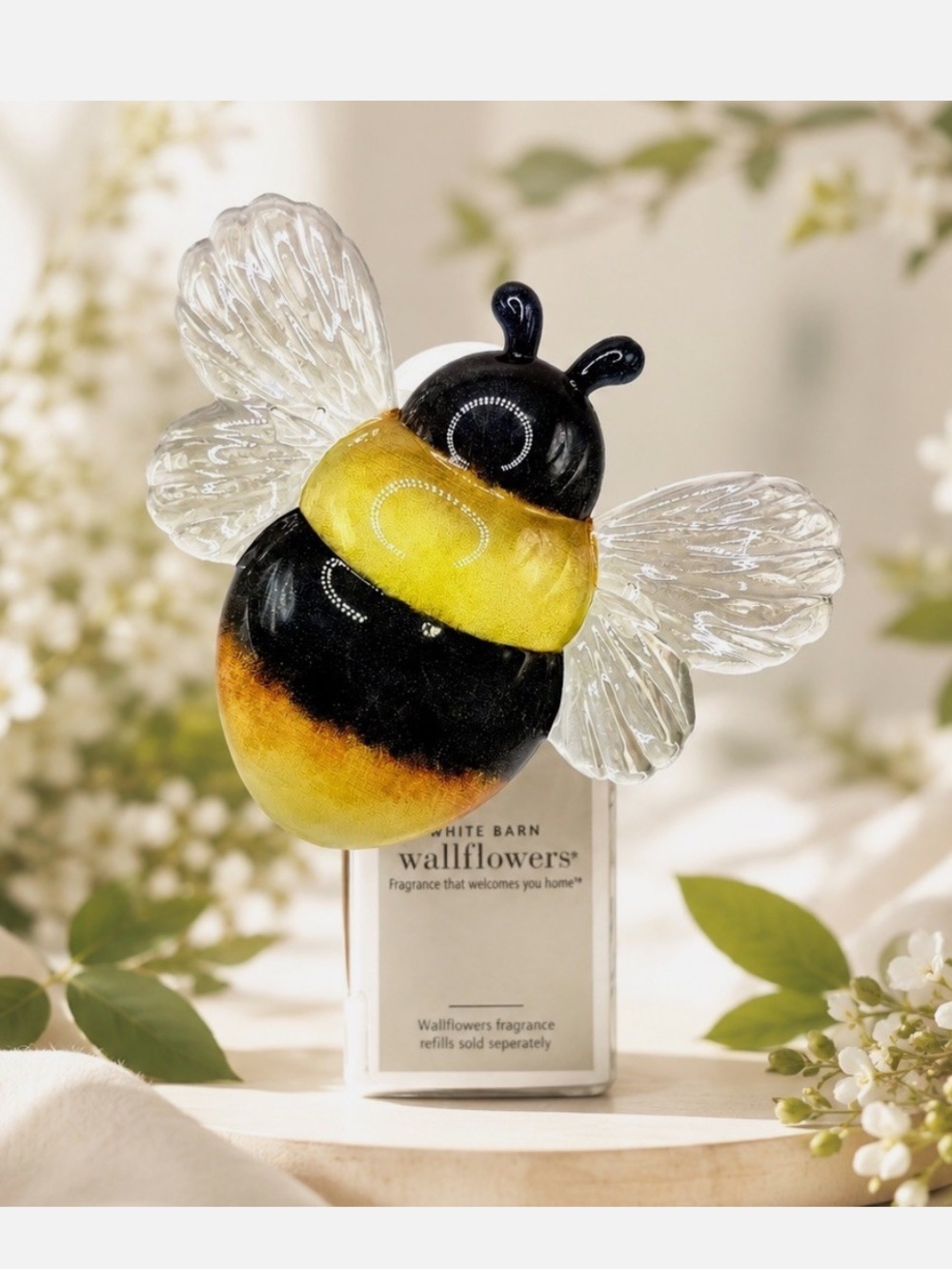 🆕🐝 BATH & BODY WORKS LIMITED EDITION WHITE BARN HONEYBEE WALLFLOWER PLUG IN. NEW